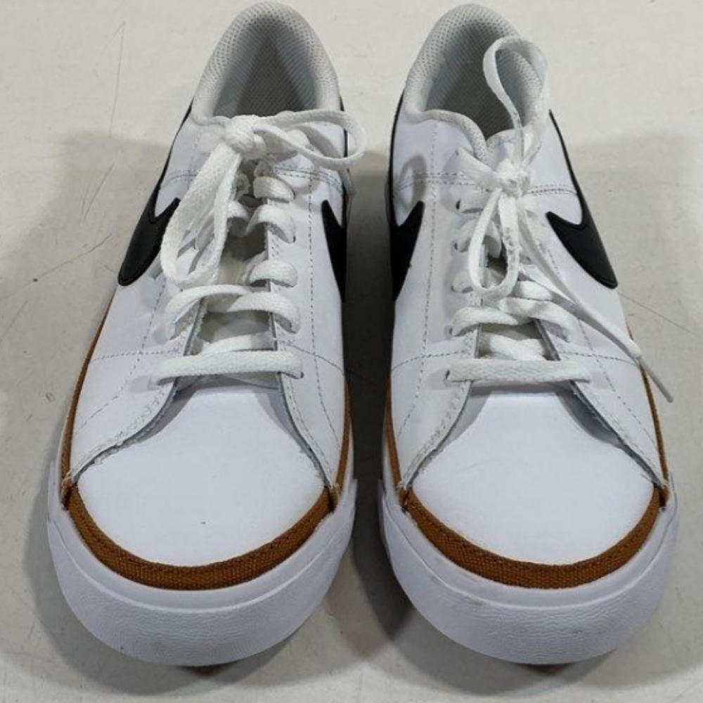 Nike Court Legacy 'White Black Desert Orchard' GS Size 5.5Y NWOT MSRP $65 - Picture 4 of 11